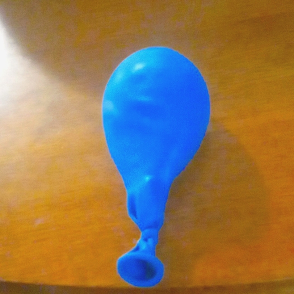 Blue stress ball